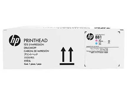 HP881 Light Cyan/Light Magenta Latex Printhead